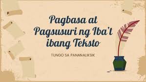 11-TVL B Pagbasa at Pagsuri ng Iba't Ibang Teksto Tungo sa Pananaliksik Sem2 24-25