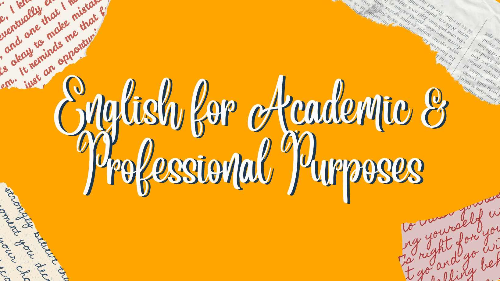 English for Academic and Professional Purposes 11-HUMSS A 25-26