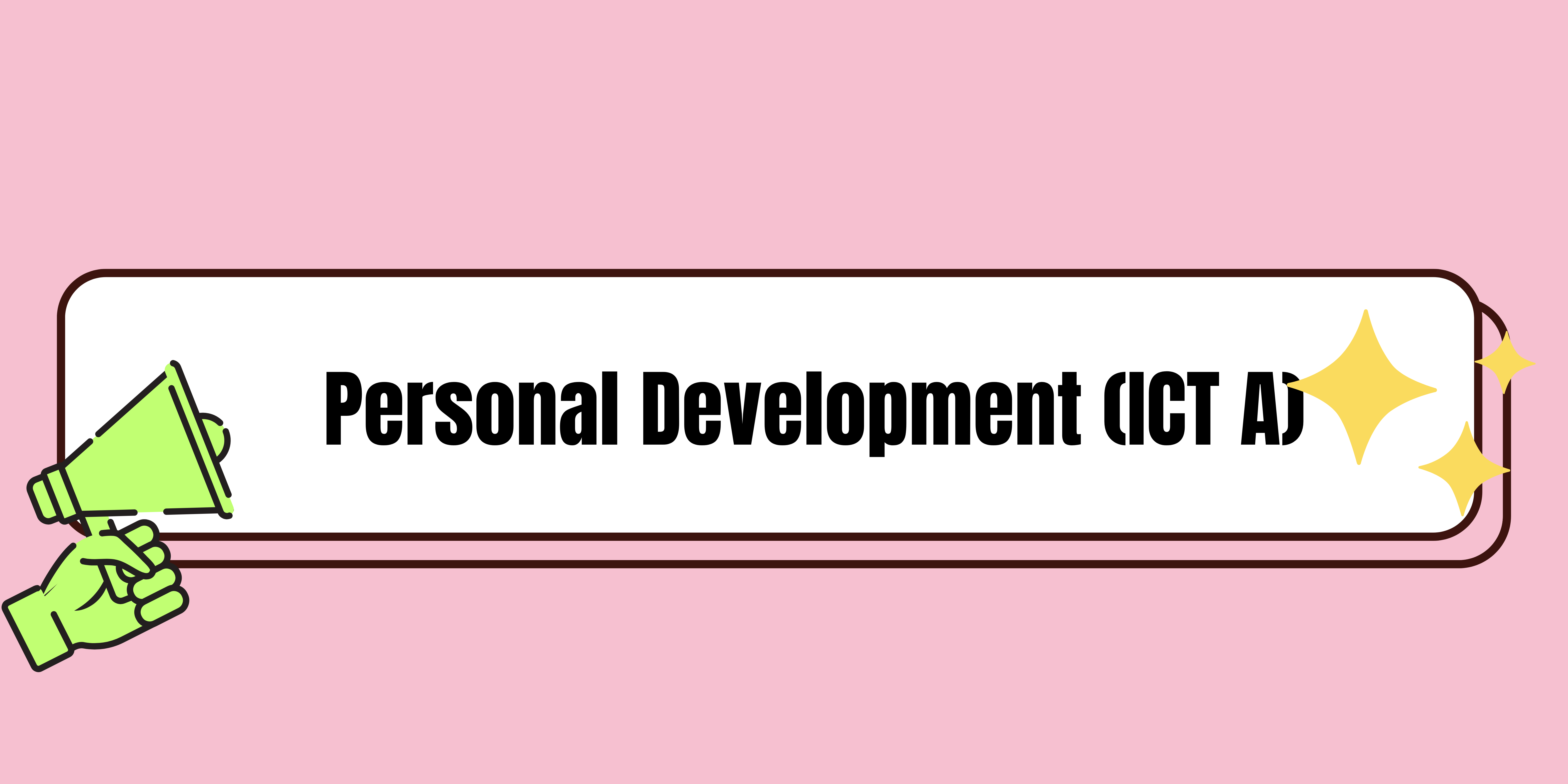 Personal Development  12-ICT A 25-26 S2