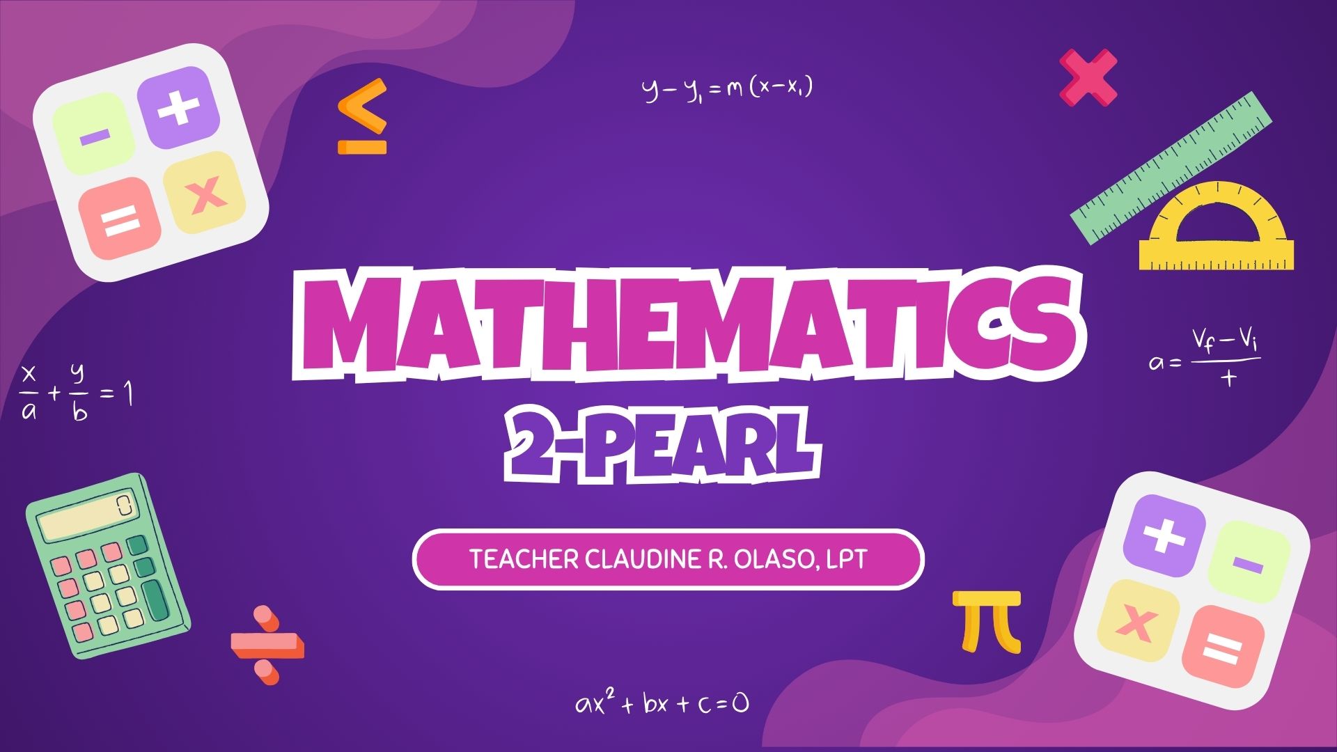 Mathematics 2-Pearl 26-27