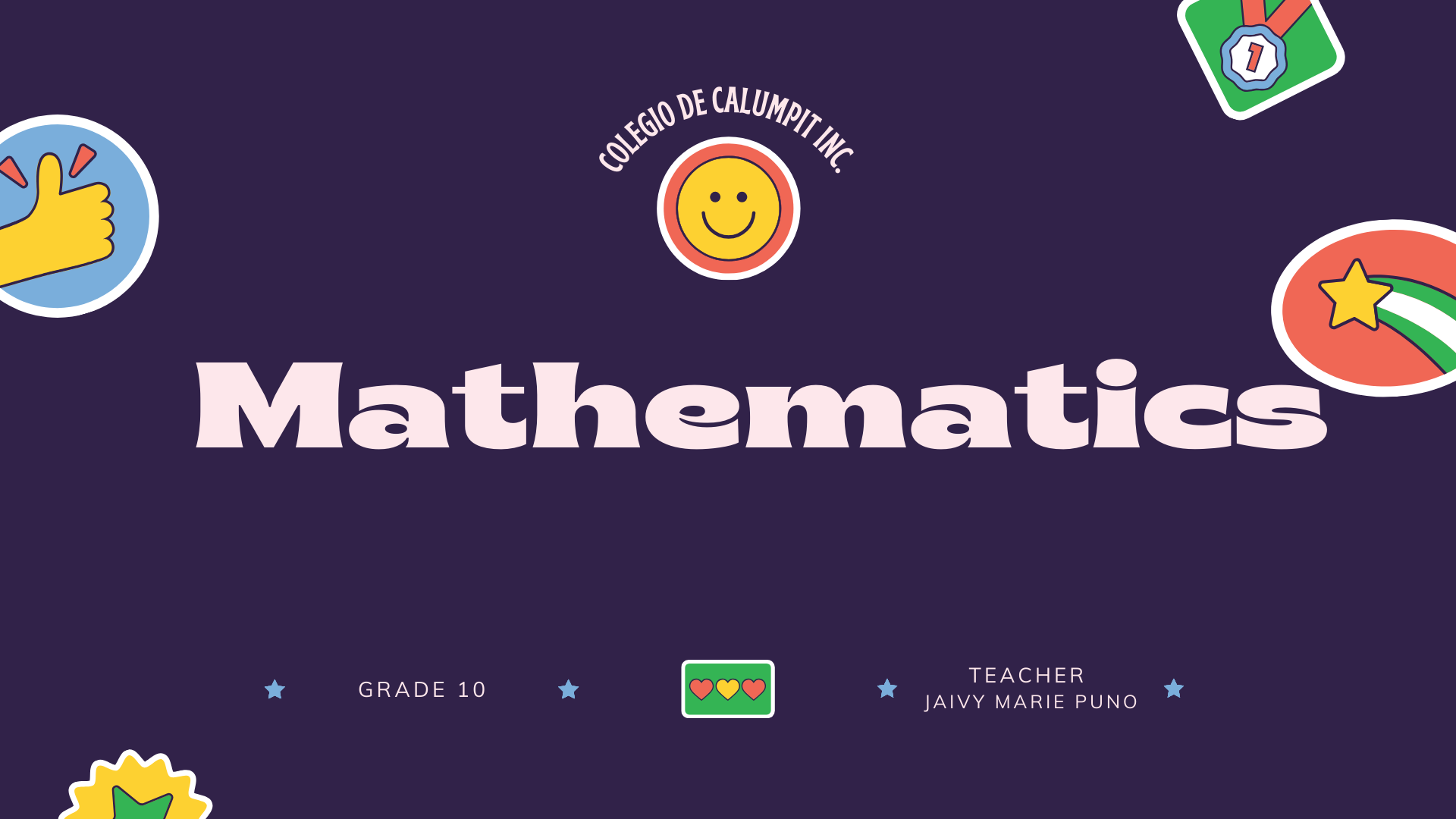 Mathematics 10-Kamagong 26-27